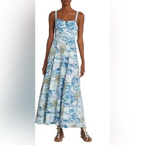 Emporio Sirenuse Azzurra Vesuvius Dress